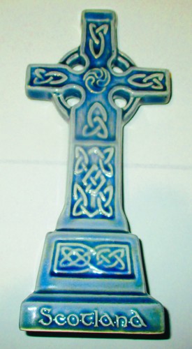 Knock pottery celtic cross - knock,